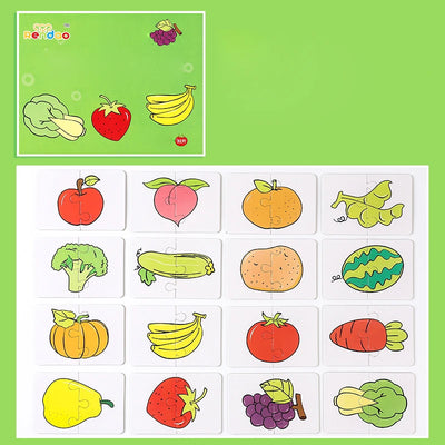 Montessori Toy Wooden Building Blocks Early Learning Educational Toys Color Shape Match Kids Puzzle Toys For Children Boys Girls - Smarsty