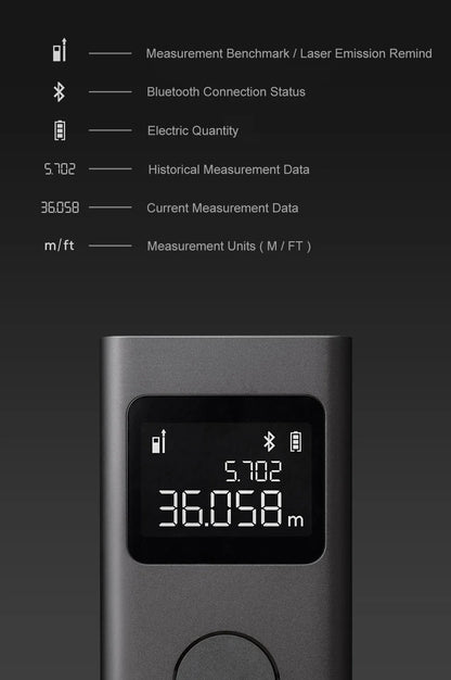 Xiaomi Mijia Smart Laser Rangefinder with LCD Display - Smarsty