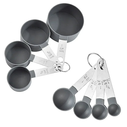 Stainless Steel Measuring Cups and Spoons Set for Precise Baking - Smarsty
