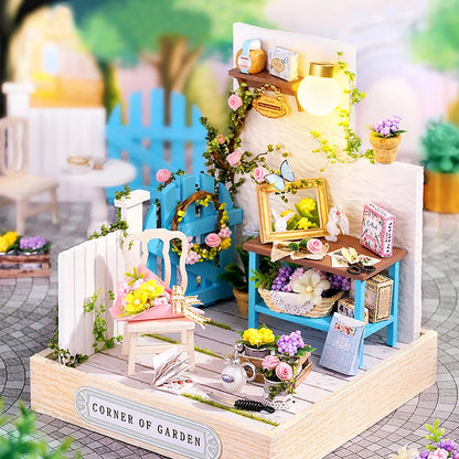 Mini Doll House DIY 3D Puzzle Assembly Building Model Toys Home Bedroom Decoration With Furniture Wooden Craft Gifts DollHouses by Smarsty