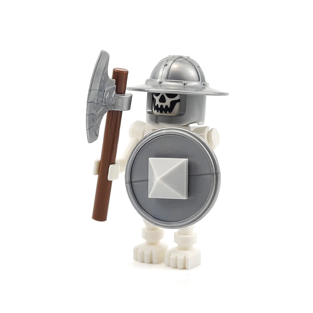 MOC Halloween Skeleton Army Mini Doll Building Blocks DIY Assembled Building Blocks Character Doll Skeleton Horse Ornaments Toy