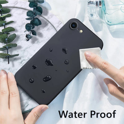 Smarsty Shockproof Soft TPU iPhone 8 Case Liquid Silicone Back -