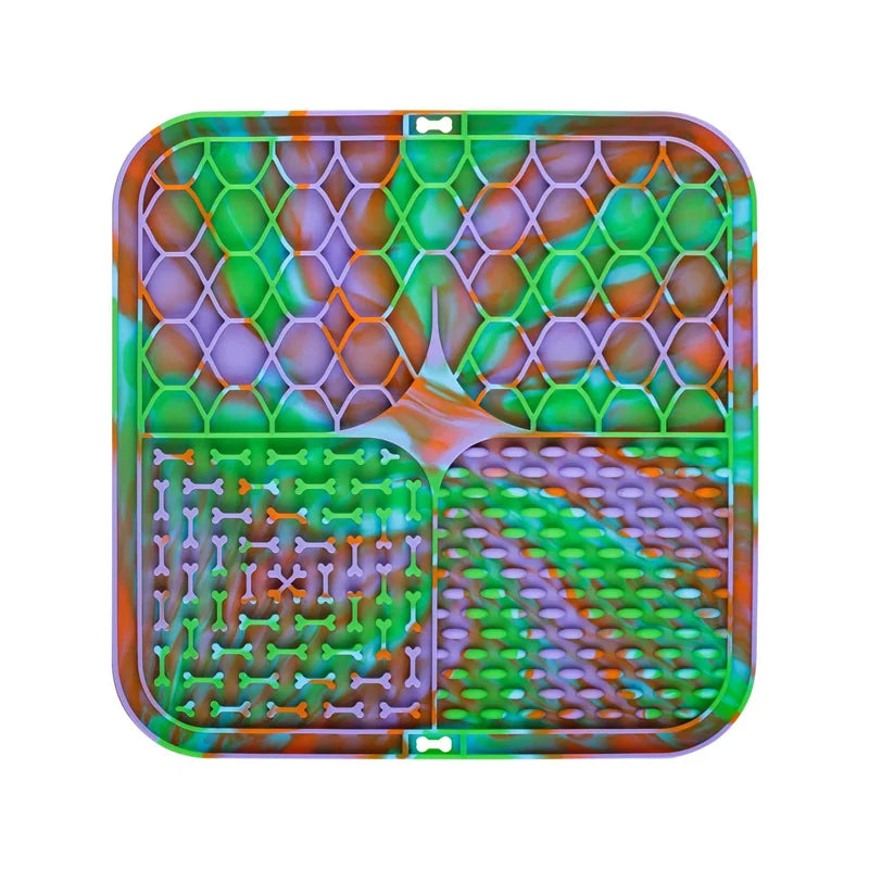 Silicone Pet Lick Mat for Slow Feeding Dogs - Smarsty