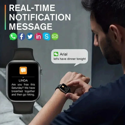2025 Smartwatch for Men with Bluetooth and Health Monitoring - Smarsty