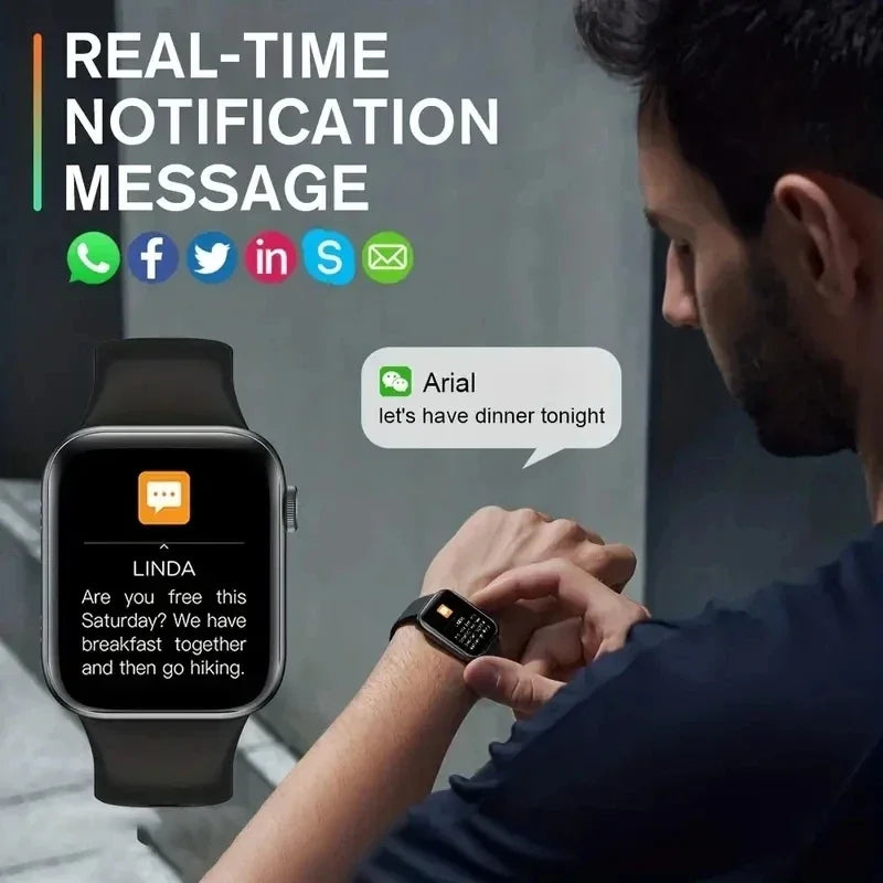 2025 Smartwatch for Men with Bluetooth and Health Monitoring - Smarsty