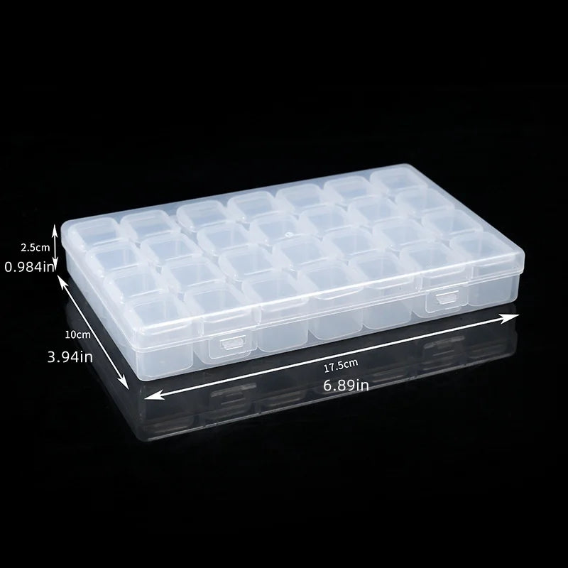 Clear Travel Jewelry Organizer with Adjustable Compartments - Smarsty
