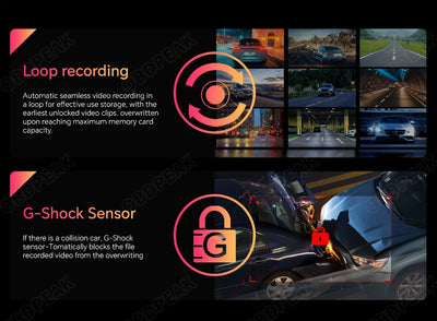 4K Car Dash Cam With Wireless CarPlay And GPS Navigation - Smarsty
