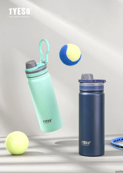 TYESO Stainless Steel Vacuum Flask for Hot and Cold Drinks - Smarsty