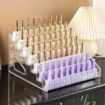 Acrylic Nail Polish Display Rack for Organized Storage - Smarsty