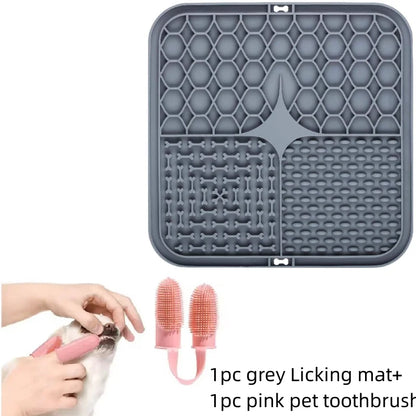 Silicone Pet Lick Mat for Slow Feeding Dogs - Smarsty