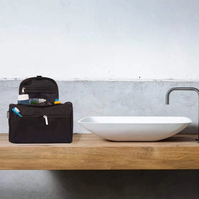 Travel Toiletry Bag With Hook Nylon Organizer For Men - Smarsty