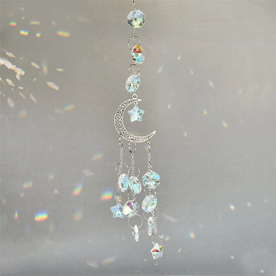Hanging Crystal Pendant Suncatcher Wind Chimes for Home Decor - Smarsty