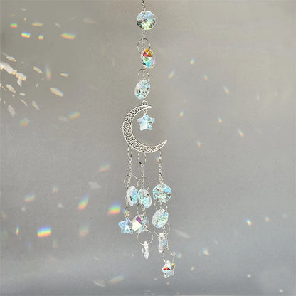 Hanging Crystal Pendant Suncatcher Wind Chimes for Home Decor - Smarsty