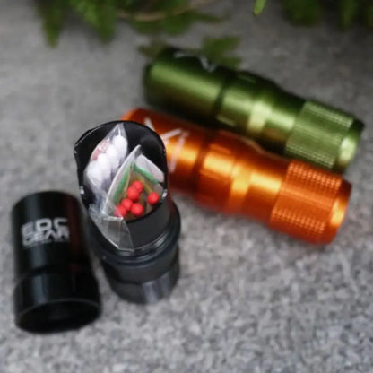 Capsule EDC Waterproof Box Hike Survival Pill / Match Case Box Container Survive Seal Trunk Container Holder Storage