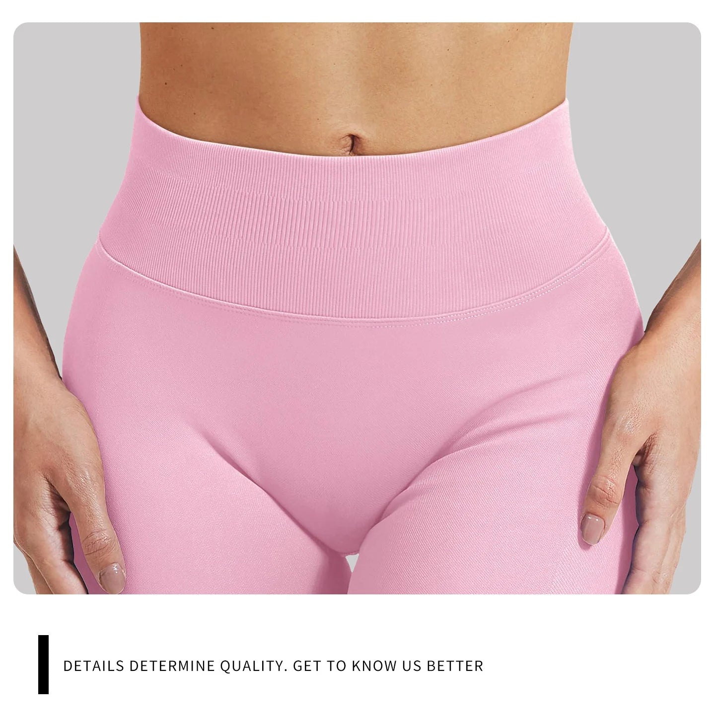4.5''Shorts Seamless Low Ribbed Waistband Gym Shorts Scrunch Bum Yoga Shorts Booty High Stretch Running Bike Shorts - Smarsty