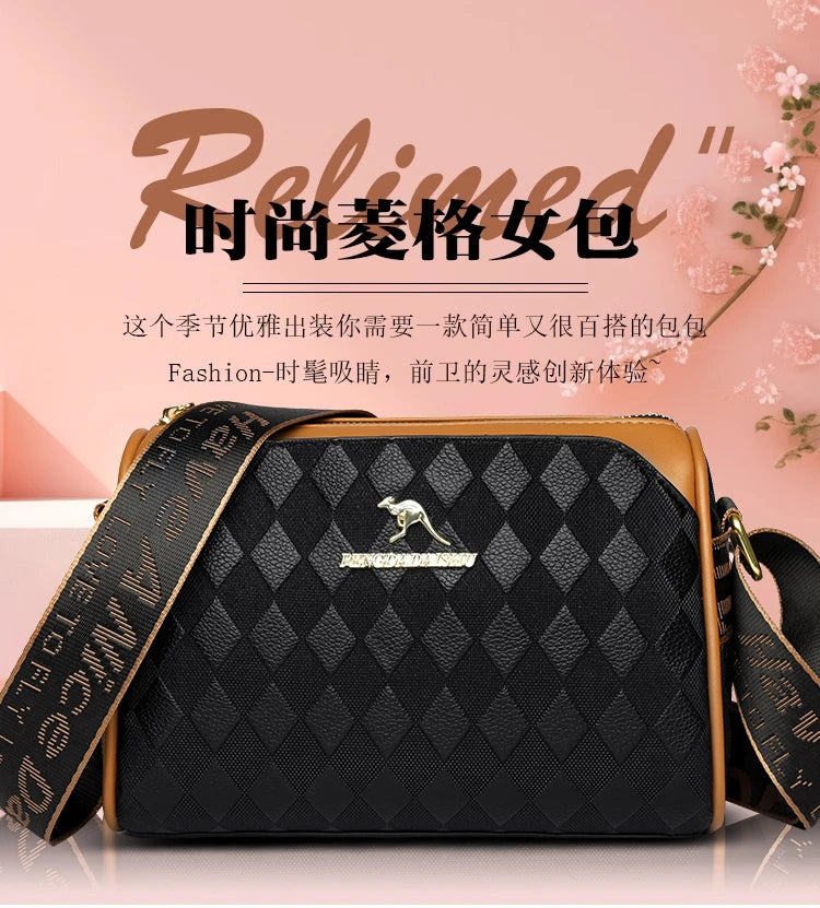 Women Shoulder Bag Crossbody Purse Slim Small Square Satchel - Smarsty