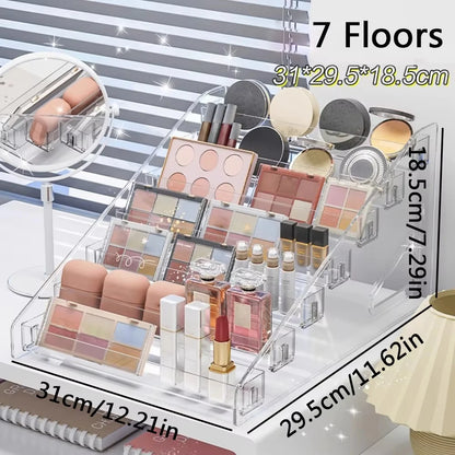 Acrylic Nail Polish Display Rack with Sturdy Multi-layer Design - Smarsty