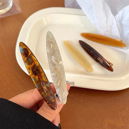 Colorful Acetate Hair Clips Set for Stylish Women - Smarsty