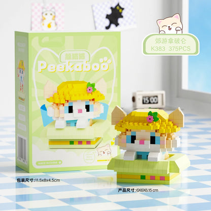 Animal Small Particle Dog Cat  Mini Building Blocks DIY Assembly Brick Sets Educational Toys for Kid 10 To 12 Year Birthday Gift