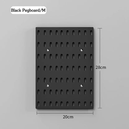 DIY Pegboard Accessories Kitchen Organization No Drill Hanging Shelf Storage Hooks Wall Organizer Crafts For Garage Room