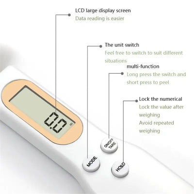 Digital Measuring Spoon with LCD Display for Accurate Baking - Smarsty