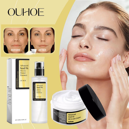 Ouhoe Snail Collagen Face Cream For Moisturizing Anti Aging - Smarsty