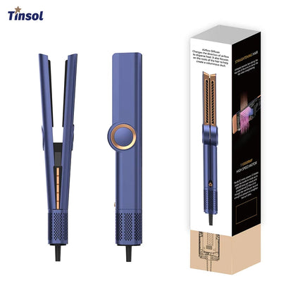 2 In 1 Hair Straightener And Dryer With Intuitive Airflow - Smarsty