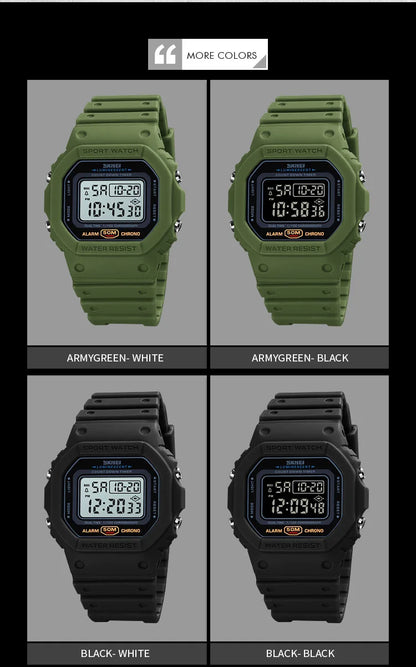 SKMEI 1628 Waterproof Military Digital Watch for Men - Smarsty