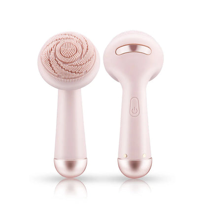 Electric Silicone Facial Brush with Vibration Massage - Smarsty