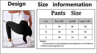 CZGUKE Women's seamless gym yoga pants high waist peach hip solid color tight fitting sports pants yoga cycling sports pants - Smarsty