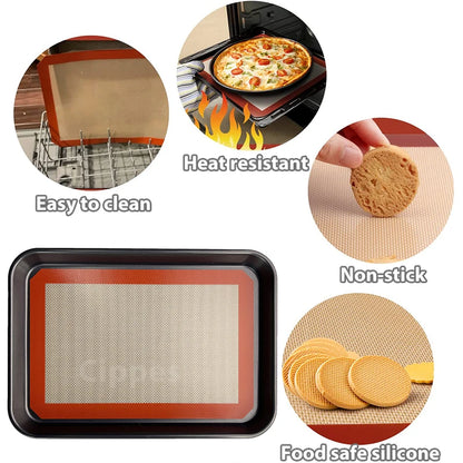 Silicone Baking Mats Non Stick Heat Resistant Set - Smarsty