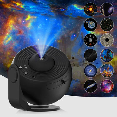 Night Light Galaxy Projector Starry Sky Projector 360° Rotate Planetarium Lamp For Kids Bedroom Valentines Day Gift Wedding Deco - Smarsty
