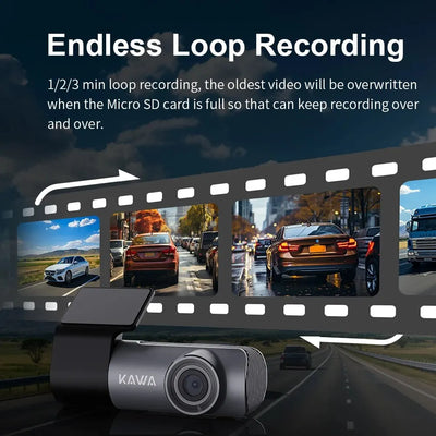 2K Car Dash Cam With Night Vision And Wireless WiFi - Smarsty