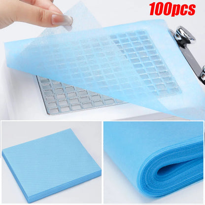 100 Pcs Disposable Nail Art Dust Filter Paper - Smarsty