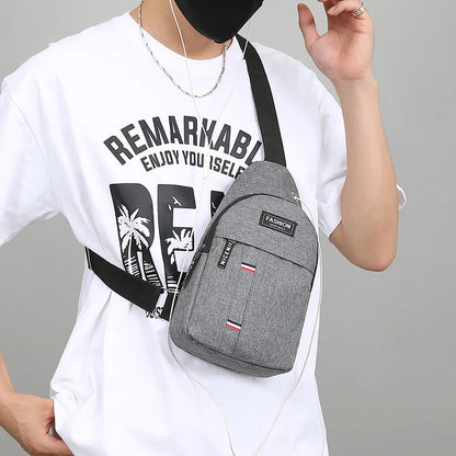 Mens Chest Bag Crossbody With Large Capacity Outdoor - Smarsty