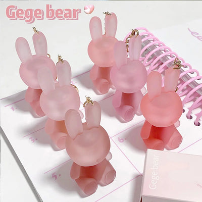 Gege Bear Rabbit Matte Velvet Lip Glaze Long Lasting Moisture - Smarsty