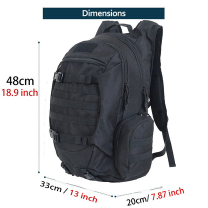 45L Waterproof Fishing Hunting Backpack Outdoor Rucksacks Tactical Sports Camping Hiking Trekking Bags - Smarsty