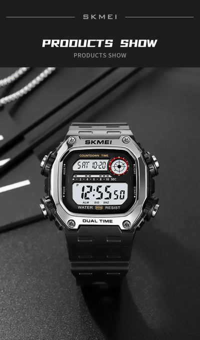 Skmei 2126 Waterproof Digital Sports Watch for Men - Smarsty