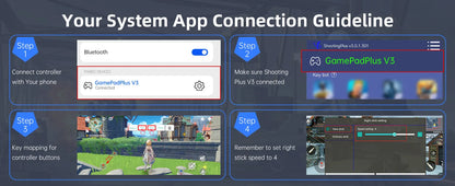 Wireless Bluetooth Game Controller for Android and PC - Smarsty