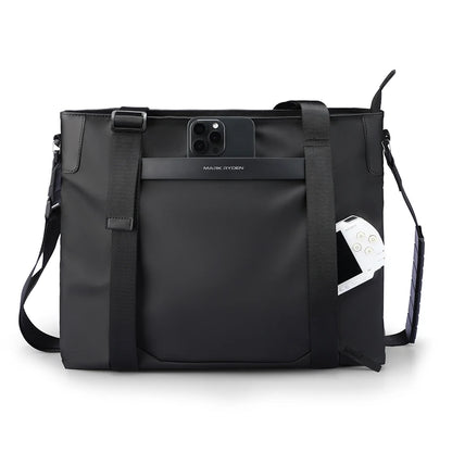 Mark Ryden Leather Messenger Bag Men Crossbody Spacious - Smarsty
