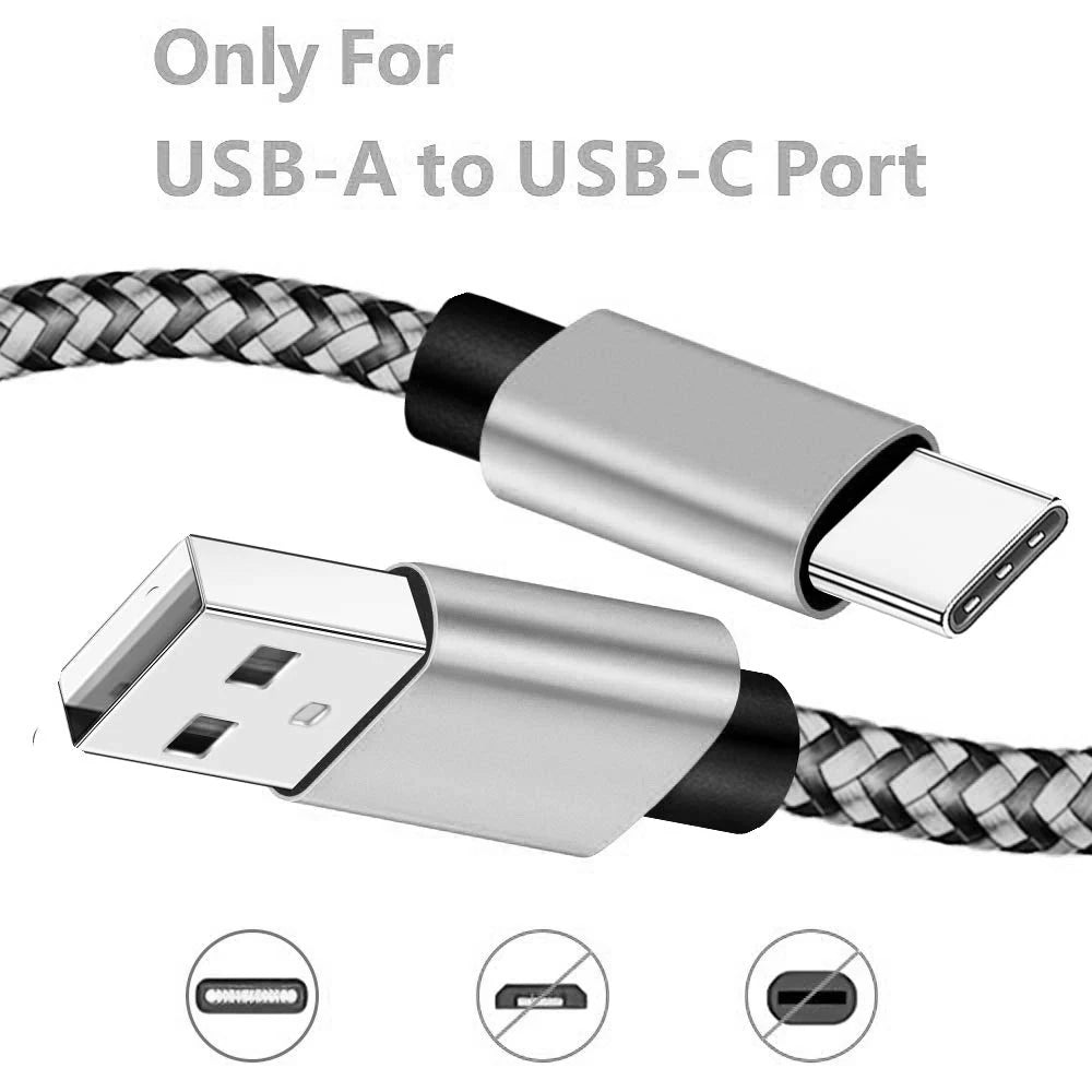 Nylon Braided USB Type C Fast Charging Cable - Smarsty