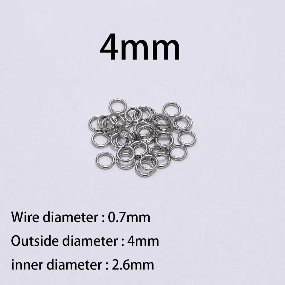Stainless Steel Jump Rings Set Durable Rust Resistant - Smarsty