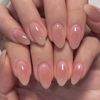 24 Pcs Metallic Cat Eye French Press On Nails - Smarsty