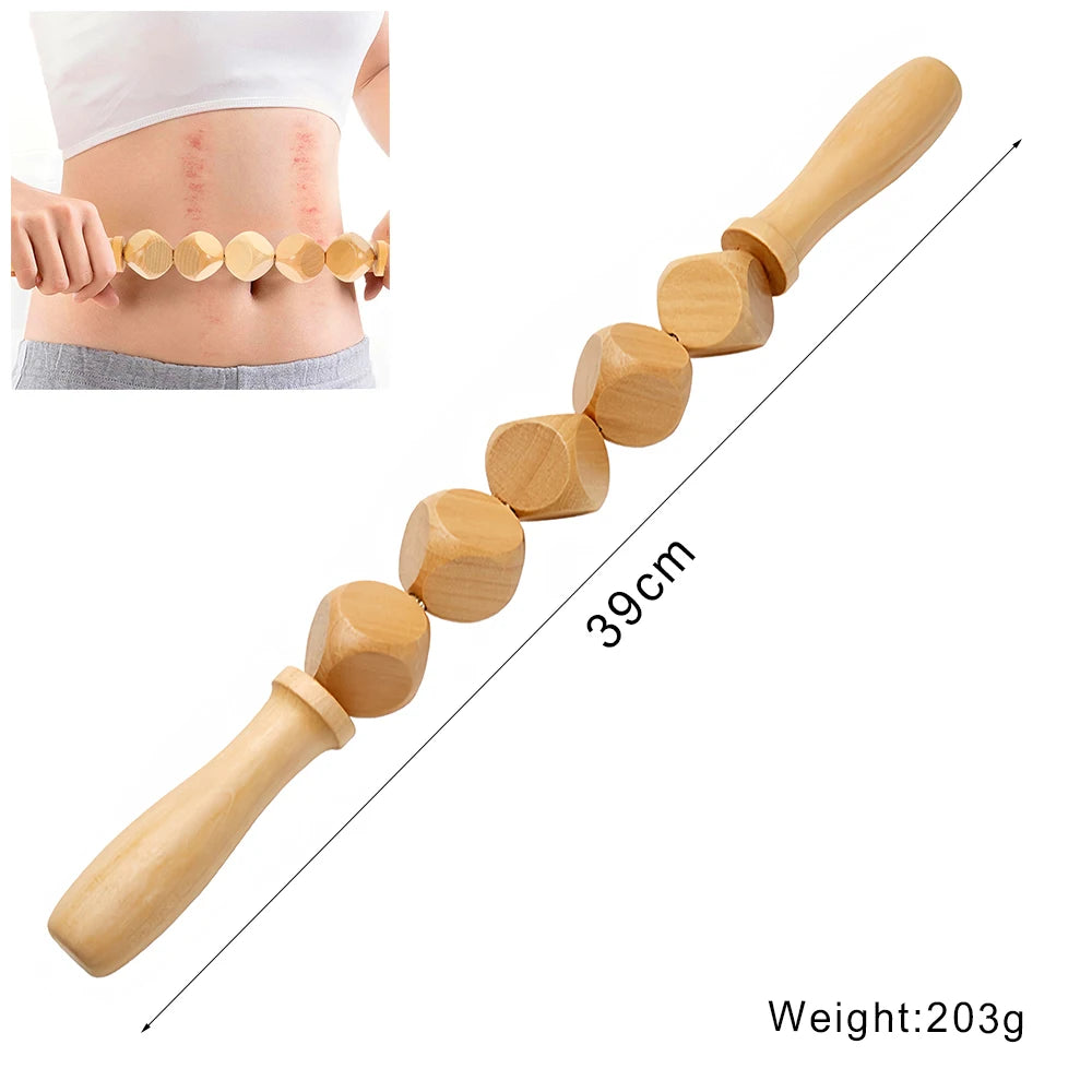 Wooden Lymphatic Drainage Massage Tools for Body Shaping - Smarsty
