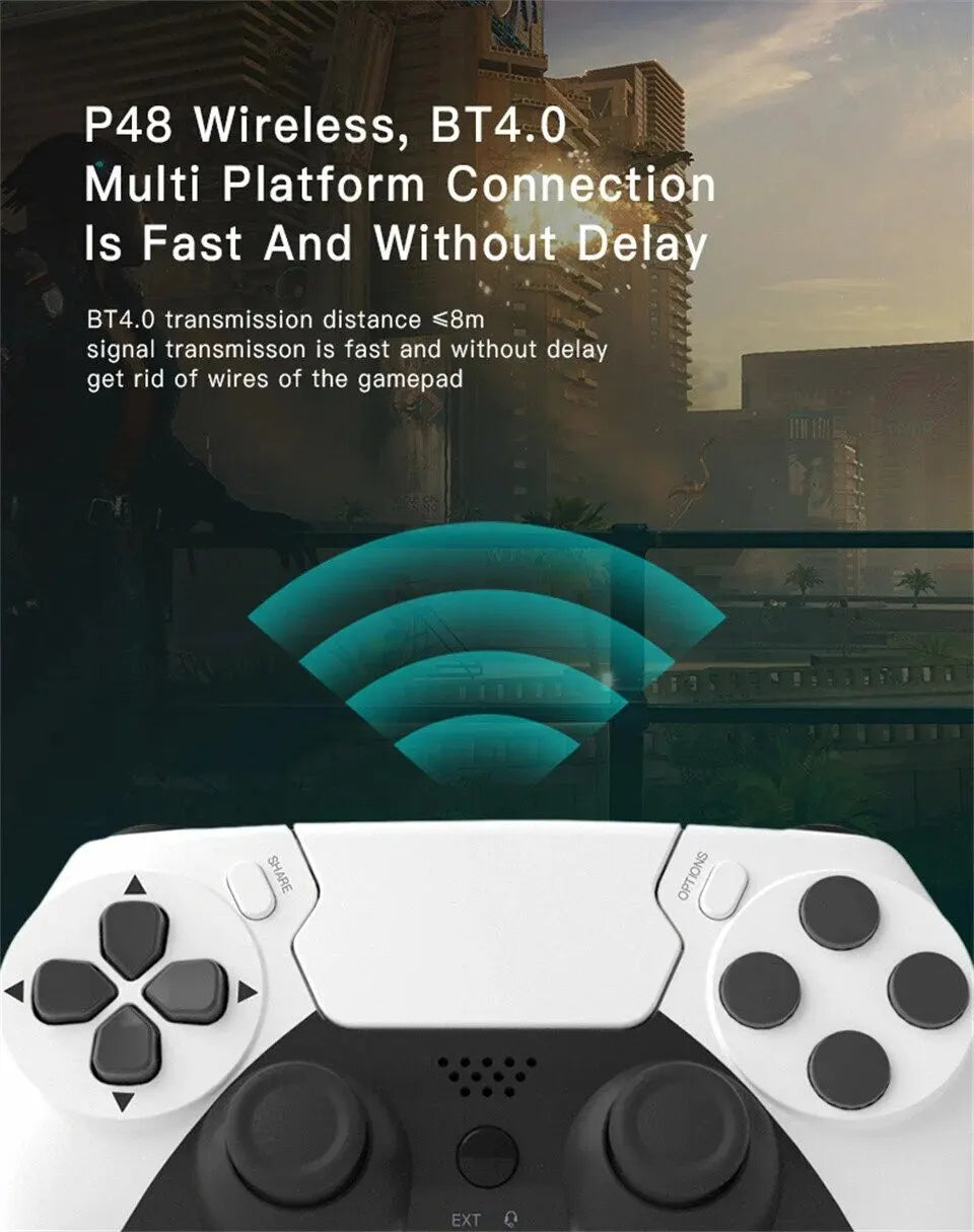 GAMINJA P48 Wireless Gamepad with Dual Vibration Feature - Smarsty