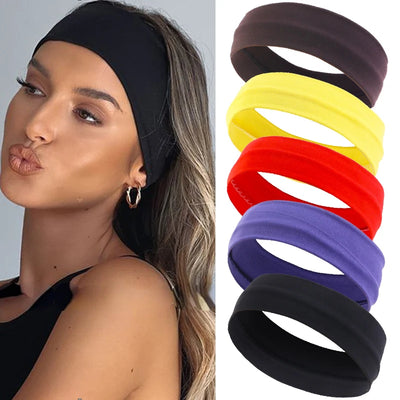 Breathable Sports Headbands For Women Yoga Running Elastic - Smarsty