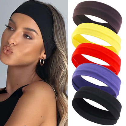 Breathable Sports Headbands For Women Yoga Running Elastic - Smarsty