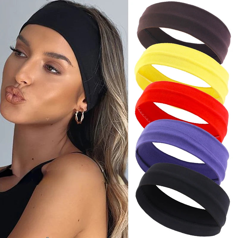Breathable Sports Headbands For Women Yoga Running Elastic - Smarsty