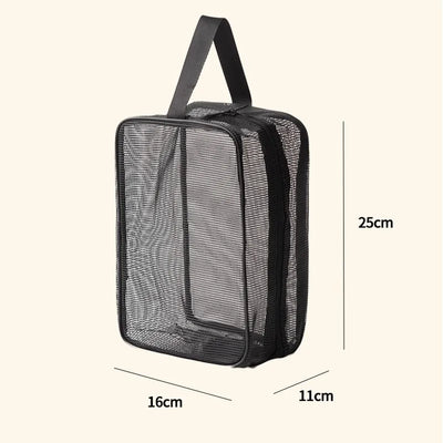Mesh Shower Caddy Tote Bag Cosmetic Storage Organizer Large - Smarsty