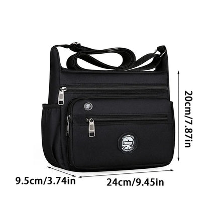 Mens Messenger Bag Crossbody Satchel Waterproof Oxford - Smarsty
